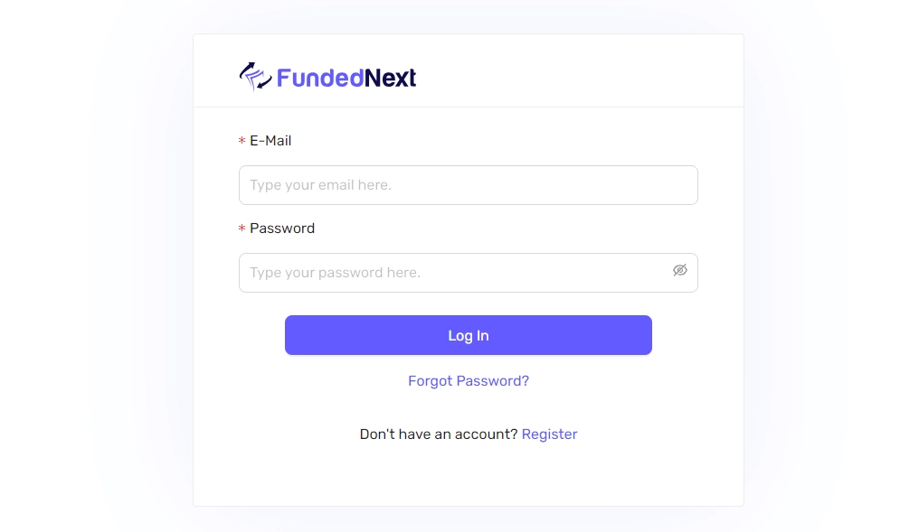 FundedNext Login