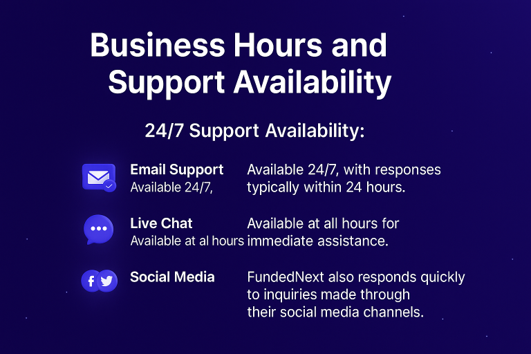 FundedNext Business Hours